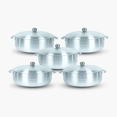 KLASSIC Heavy Gauage Caldero Wok Set | Woks Set with Lid