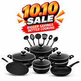 Klassic Prestige Non-Stick Cookware Set 16 Pieces with Glass Lid