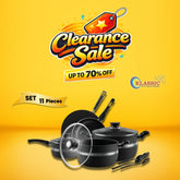 Klassic Corsage Series | Non Stick Cookware Set / Kitchenware Set 11 Pieces