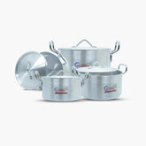 Aluminium-stain-less-steel-cookware-set - Klassic kitchenware Pk