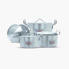 Aluminium-stain-less-steel-cookware-set - Klassic kitchenware Pk