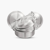 Aluminum-Metal-finish-Flat-wok-set - Klassic kitchenware Pk