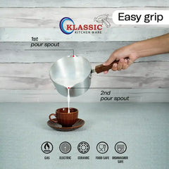 Klassic Milk Pan Wooden Aluminum Alloy Metal - Klassic kitchenware Pk