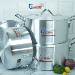 Klassic Smart Aluminum Alloy Metal Finish Cooking pots Cookware Set - Klassic kitchenware Pk
