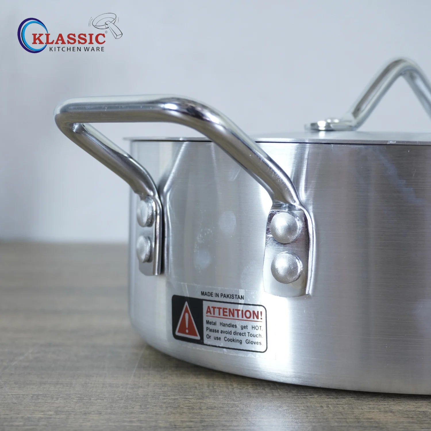 Aluminum-silver-Steel-Cookware-fishpot-holder - Klassic kitchenware Pk