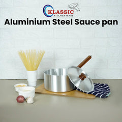 KLASSIC Sauce Pan Fix Wooden Handle Aluminum Alloy Metal - Klassic kitchenware Pk