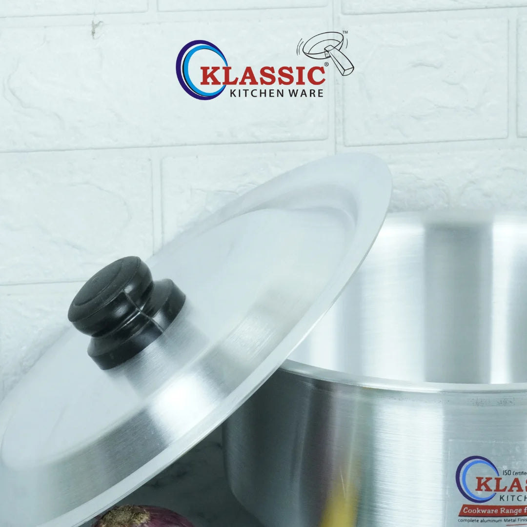 KLASSIC Premium Aluminum Metal Finish Salvano Pot / Casserole - Klassic kitchenware Pk