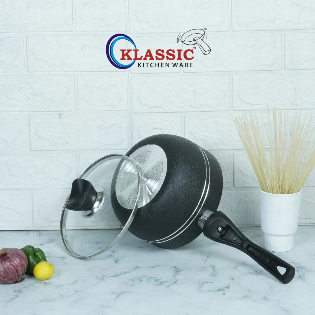 Klassic Oscar Non Stick Cookware Set/Kitchenware Set 11 Pieces with Glass Lid - Klassic kitchenware Pk