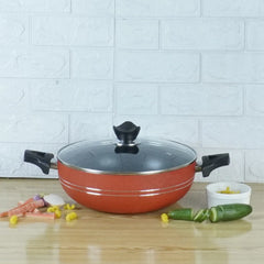 KLASSIC Vario Non Stick Cookware Gift Set 15 Pieces Glass Lid Special Red Edition - Klassic kitchenware Pk