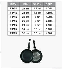 KLASSIC Die-Cast Marble Coated Frying Pan Gray