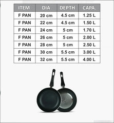 Klassic Best Non Stick Round Frying Pan Purple