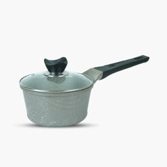 Non-Stick-Die-cast-Induction-base-Marble-Coated-Sauce-pan - Klassic kitchenware Pk