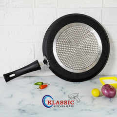 KLASSIC Induction Non Stick Pizza Pan / Paratha pan 30.5 cm - Klassic kitchenware Pk