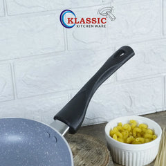 KLASSIC Marble Coated Round Frying Pan gray - Klassic kitchenware Pk
