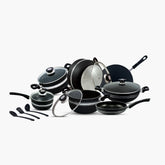 KLASSIC Vario Non-Stick Cookware Set/Kitchen Set of 15 Pieces With Glass Lid - Klassic kitchenware Pk