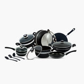 KLASSIC Vario Non-Stick Cookware Set/Kitchen Set of 15 Pieces With Glass Lid - Klassic kitchenware Pk