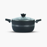 KLASSIC Non Stick Casserole / Cooking Pot with Glass Lid - Klassic kitchenware Pk