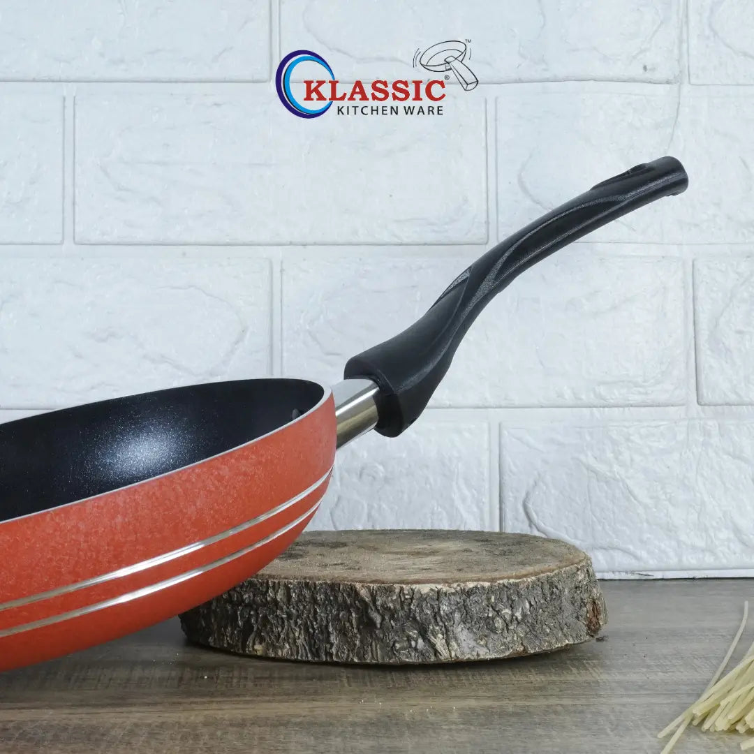 Klassic Premium Nonstick Frying Pan Outer Red - Klassic kitchenware Pk