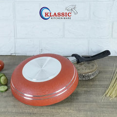 Klassic Premium Nonstick Frying Pan Outer Red - Klassic kitchenware Pk