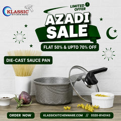 Die Cast Marble Coated Sauce Pan 18cm with Lid