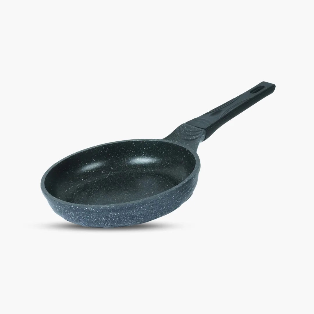 KLASSIC Die Cast Marble Coated Frying Pan Black - Klassic kitchenware Pk