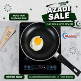 Klassic Induction Base Non-Stick Round Frying Pan – Gas & Induction Compatible
