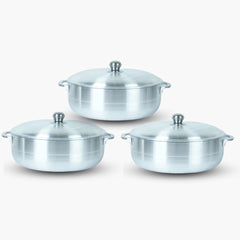 KLASSIC Heavy Gauage Caldero Wok Set | Woks Set with Lid