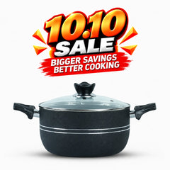 KLASSIC Induction Based Non Stick Casserole / Cooking Pot with Glass Lid