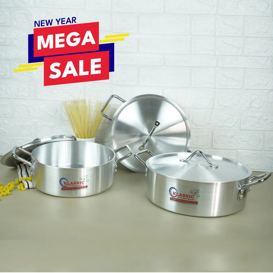 Klassic Aluminum Metal Finish Fish pot Sets 1080