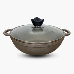 Die Cast Caldero Wok Beige - Premium Klassic Kitchenware Cookware