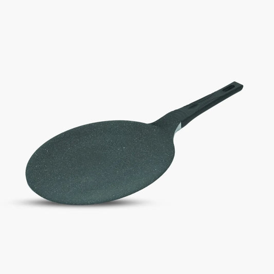 KLASSIC Die Cast Tawa Black Fix Strong Bakelite Handle 30Cm Marble Coated 1080