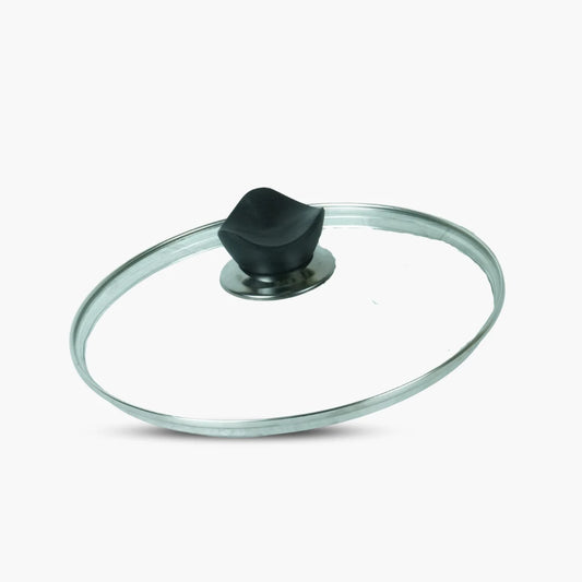 KLASSIC Premium Quality Glass Lid / Cover with Bakelite Round Handle - Klassic kitchenware Pk 1080