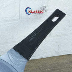 die-cast-frying-pan-gray-long-handle - Klassic kitchenware Pk