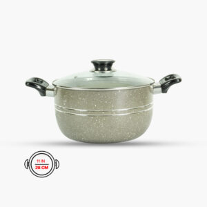 Klassic Marble Coated Cooking pot 28cm (beige)