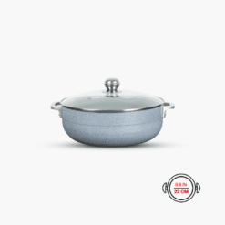 Marble Caldero wok 22cm gray