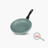 Round Frying Pan Marble gray 30cm