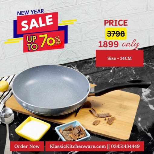 Marble Fry Pan gray 24cm