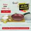 Non Stick Marble Coated Frying pan 24cm Red