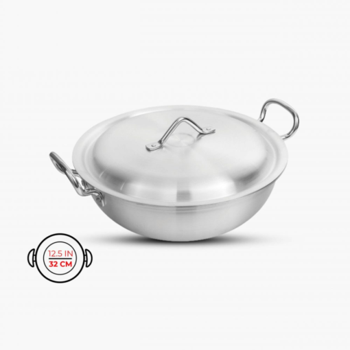 Karahi Aluminum Alloy Metal 32cm