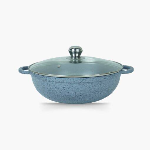 Die Cast Caldero Wok Gray