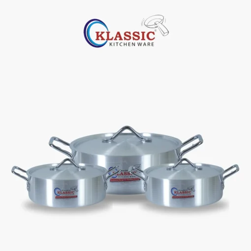 Aluminum Silver steel Cookware Fish Pots set